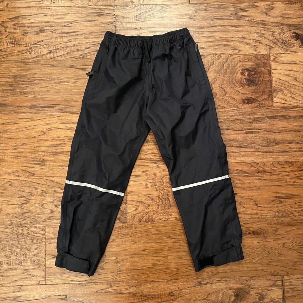 Patagonia Torrentshell Rain Pants Kids XS 5-6 Black H2No Waterproof Reflective
